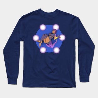 Menat w/ Orbs- Street Fighter Long Sleeve T-Shirt